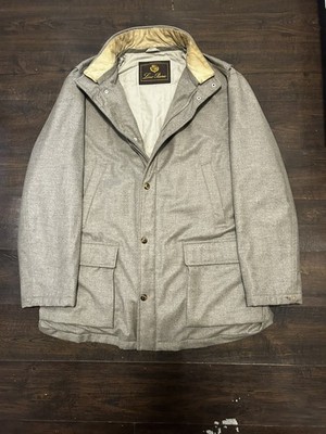 Loro Piana Traveller Storm System Jacket Mens Size XXL Gray Zip Up