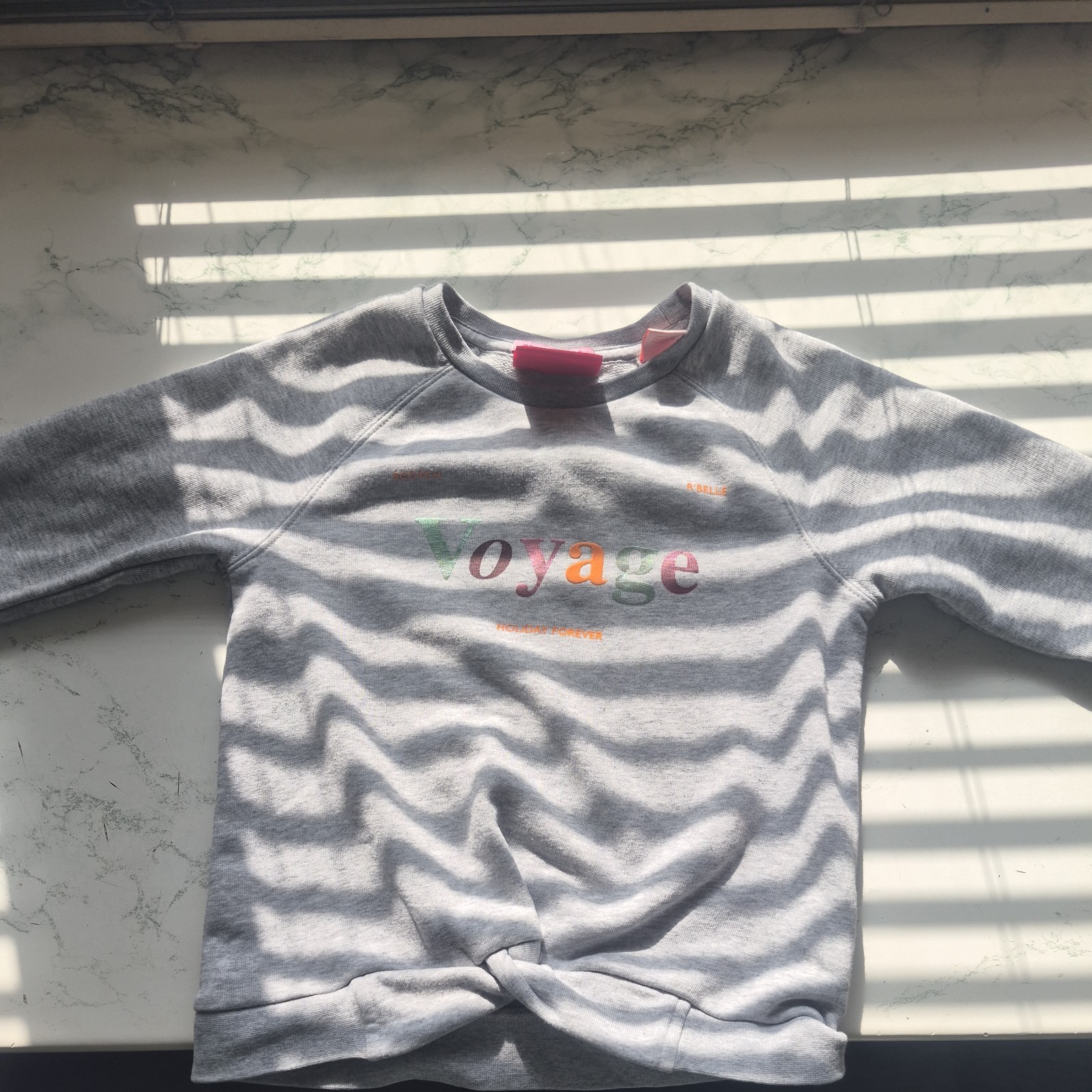 Scotch R'Belle Kids Girls grey sweatshirt age 6