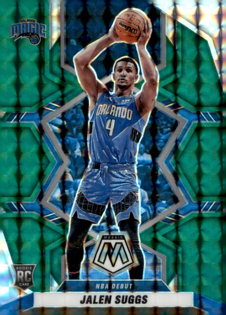 2021-22 Panini Mosaic #266 Jalen Suggs Green