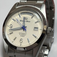 ORIENT STAR Automatik Day-Date Armbanduhr Herrenuhr EV0F-C0 RARE Weiß JAPAN