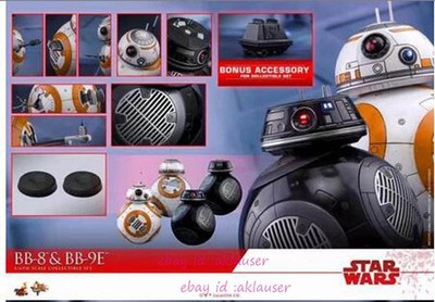 Hot Toys 1/6 Mms442 Star Wars BB-8&BB-9E Action Figure In Stock