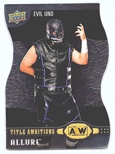 2022 Upper Deck Allure AEW #TA-29 Evil Uno Title Ambitions
