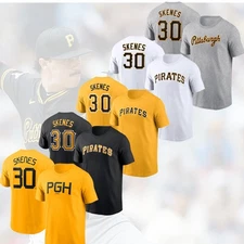 HOT - Paul Skenes #30 Pittsburgh Team Name Number & Player Unisex Gifts For Fans