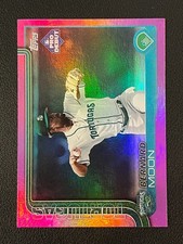 Bernard Moon 2025 Topps Pro Debut Fuchsia Foil /199 Reds