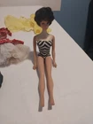 Vintage Barbie doll with Brunette Bubble cut Hair & Accessories
