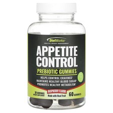Appetite Control, Prebiotic Gummies, Raspberry , 60 Gummies