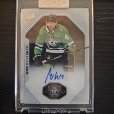2024-25 UD CLEAR CUT HOCKEY  UD Ice Gallery AUTO MIRO HEISKANEN Dallas
