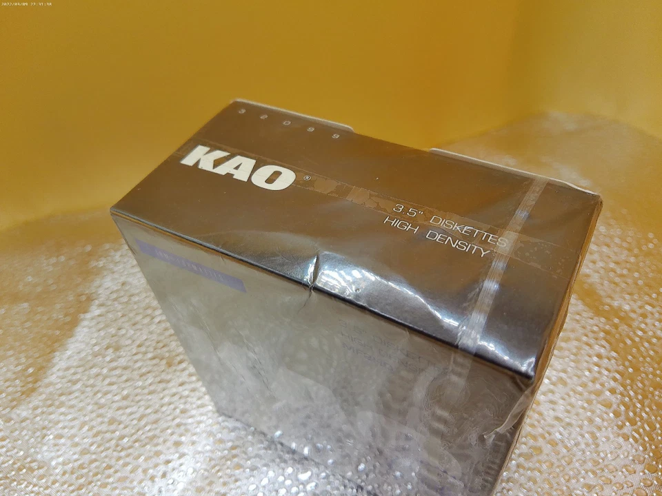 KAO Lote 10 Disquete Ordenador 3.5" IBM PC MF2HD 1993 Alta Densidad Foto 3 de 4