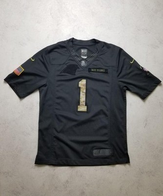 Cam Newton #1 Carolina Panthers Salute to Service nike Jersey Men's Size S