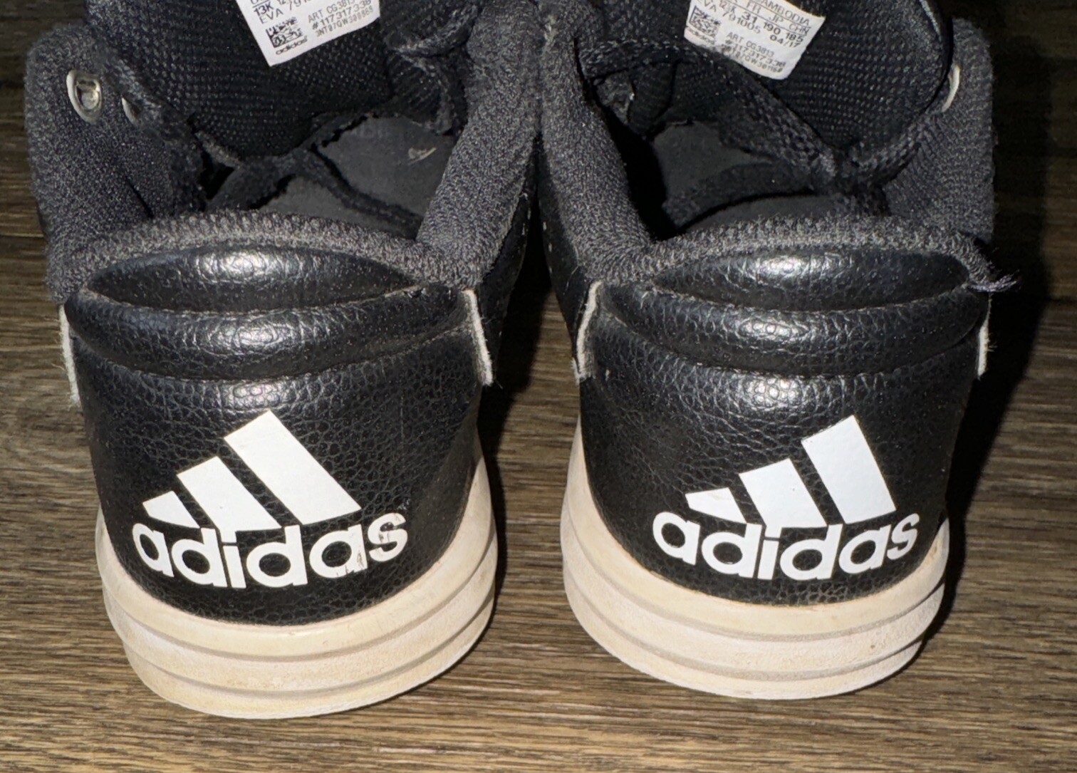 SAOLA Scarpe Adidas Altasport allenamento corsa nere sportive scuola bambini taglia 13K classiche