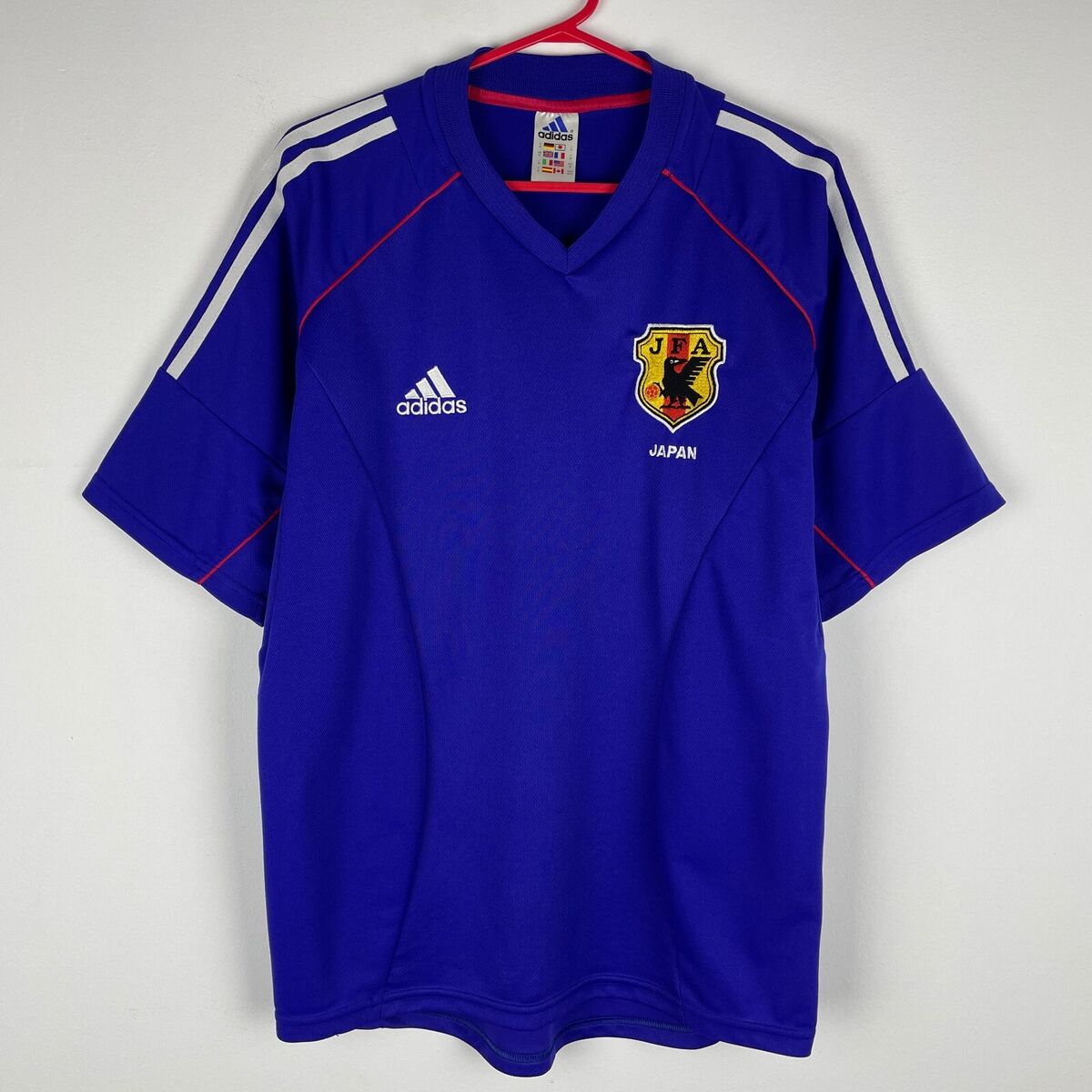 Japan 2002 Vintage Home Football Shirt Adidas Soccer Jersey Japan 2002 Vintage Home Football Shirt Adidas Soccer Jersey