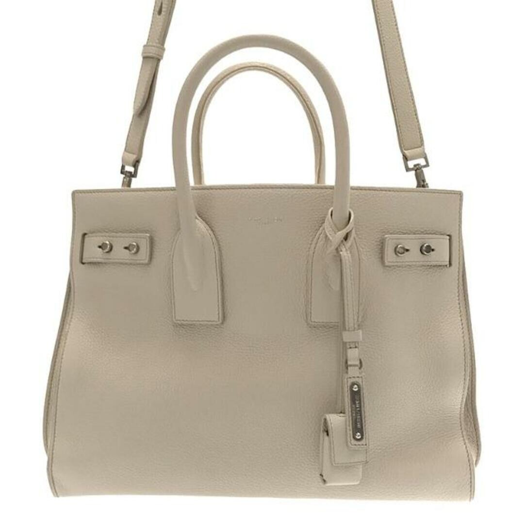 SAINT LAURENT SAC DE JOUR BORSA TOTE A MANO 2 VIE TRACOLLA PELLE BAMBINO donna usata