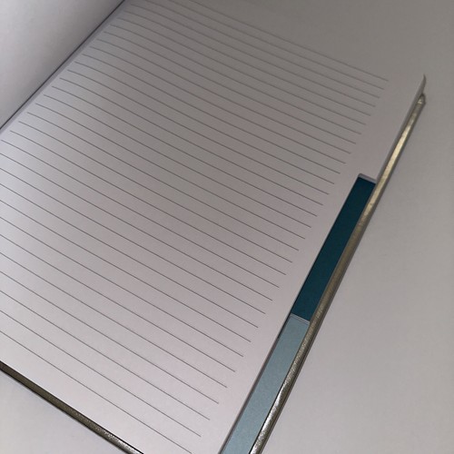 Designer Journal- 3 In 1- Lined Pages, Bullet Journaling, Sketch Pad, Silver - Picture 4 of 4