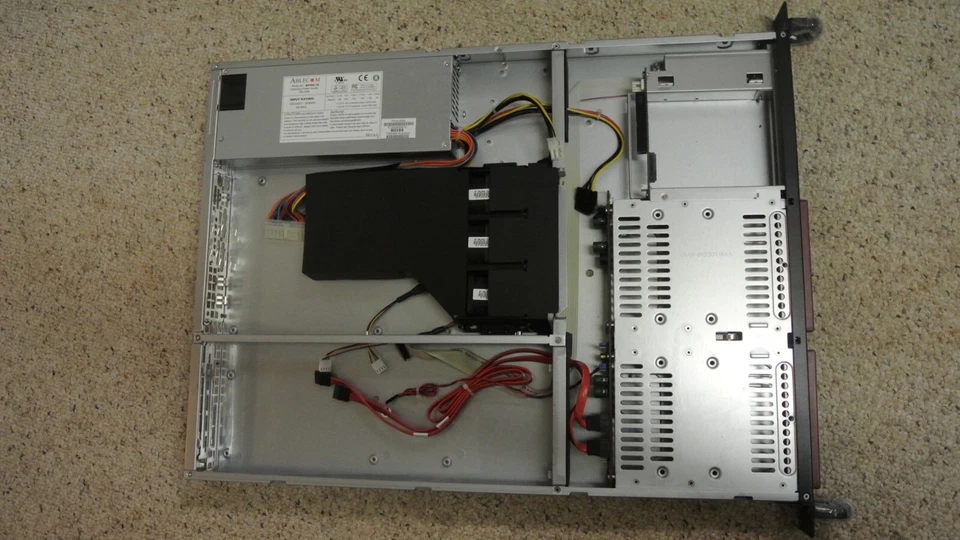 SuperMicro 1U Server Chassis 300 W ABLECOM (SP302-1S) Power supply,2x HDD Trey - Image 2 of 4