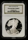 Photo of a 2006-W American Silver Eagle Proof from an eBay listing that sold on Jan 14, 2026