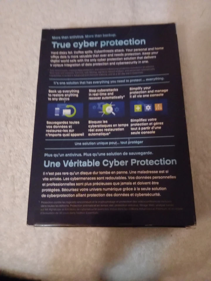 Acronis Cyber Protect Home Office  1 PC/MAC - Essentials version. New-Sealed - Image 2 of 4