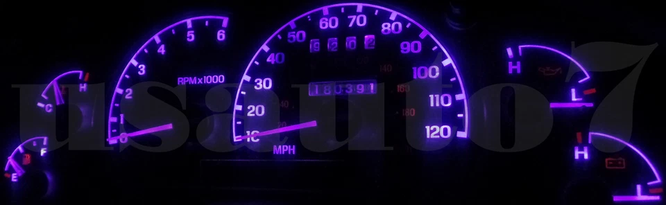 Dash Instrument Cluster Gauges PINK LED LIGHT KIT Fits 97-01 Mercury Mountaineer - Image 4 of 4