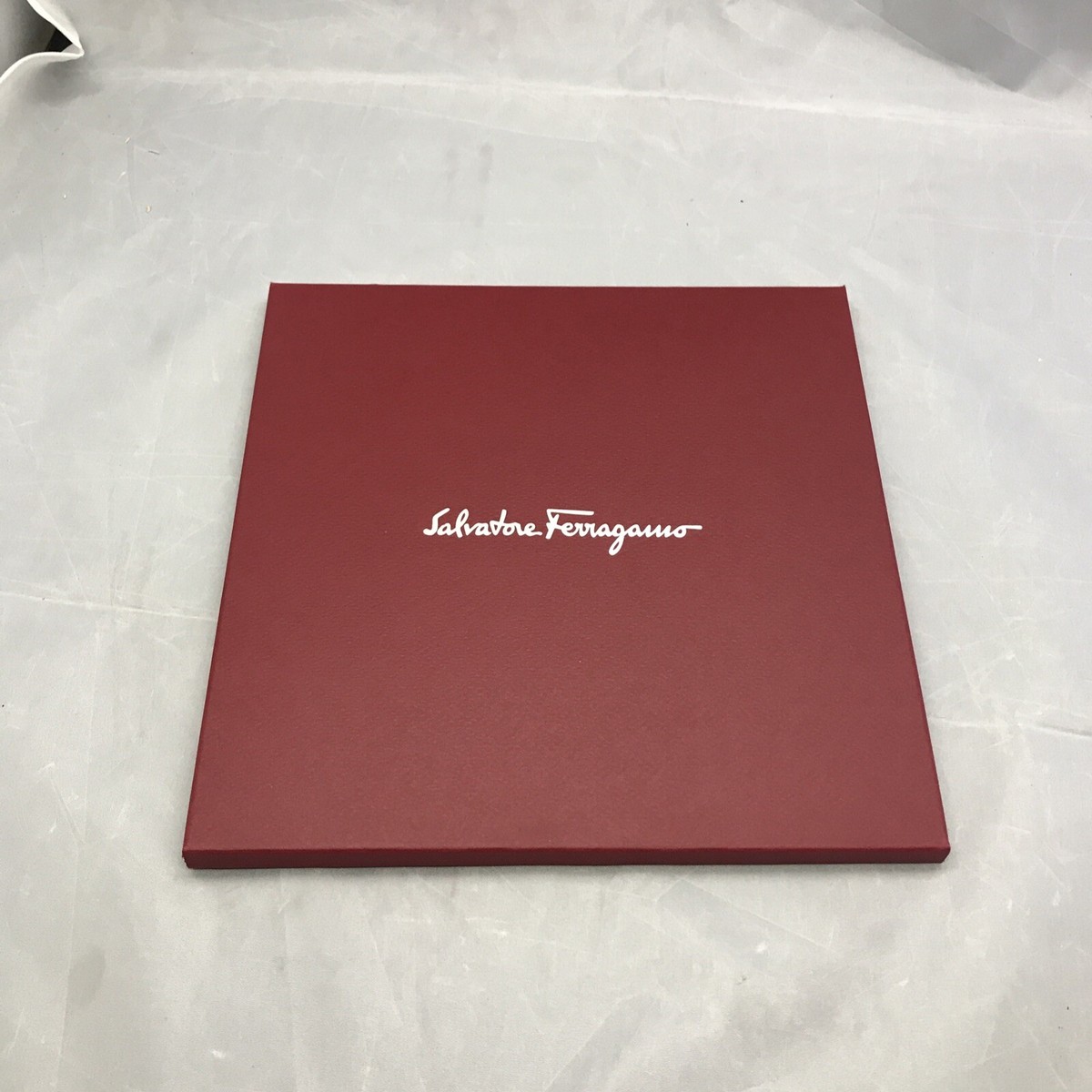 Salvatore Ferragamo Red Box 9 1/4” x 9 1/4” x 3/8” | eBay