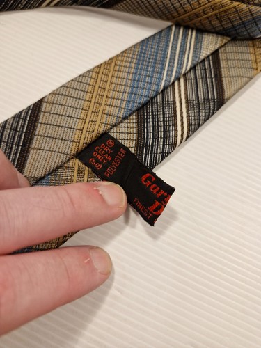 Gary David - Multicolor pattern Polyester Necktie Business Formal Tie - Picture 3 of 4