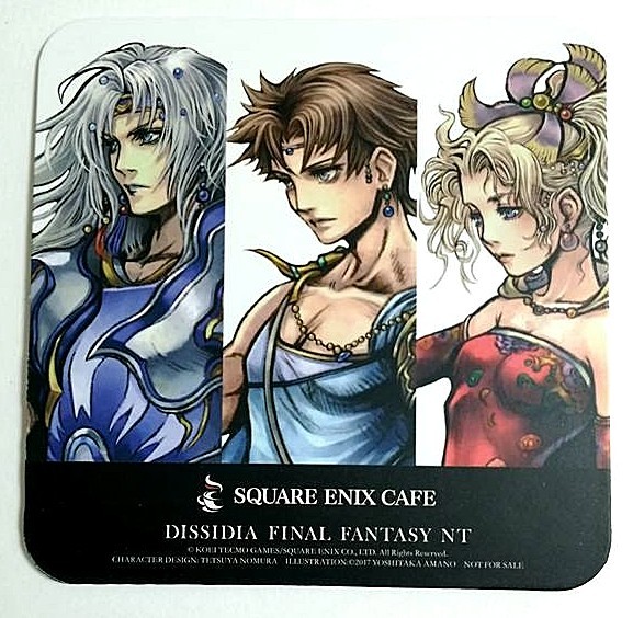 Dissidia Final Fantasy NT Cecil Bartz Terra Coaster Square Enix Cafe