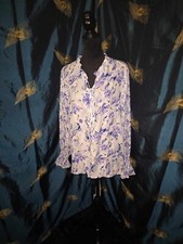 Womans Long Sleeve Floral Casual Shirt C8 