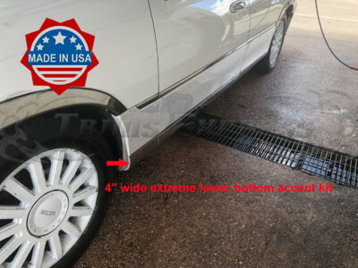 For 03-11 Lincoln Town Car Executive L Factory Style Rear Lower Bumper For 03-11 Lincoln Town Car Executive L Factory Style Rear Lower Bumper