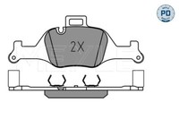 Meyle 025 259 0018/PD Bremsbelagsatz, Scheibenbremse For BMW BMW (Brilliance)
