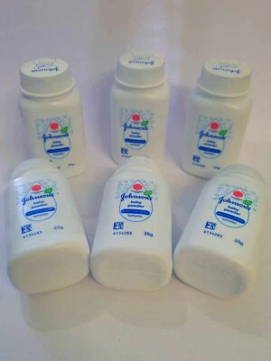 JOHNSON'S 6x Johnsons Babypuder 25g
