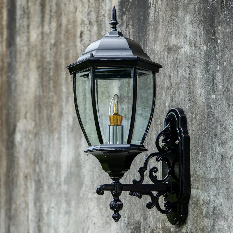 Black metal 2024 outdoor lights