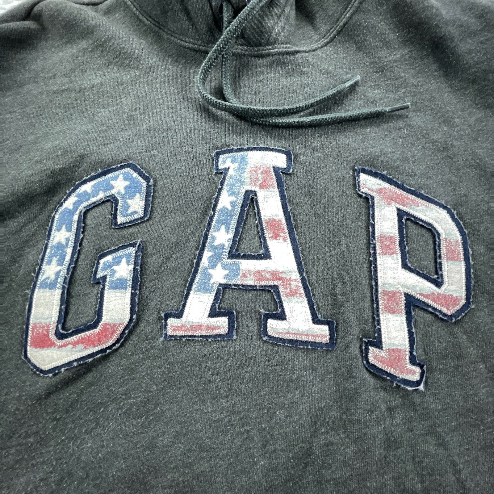 Gap USA Hoodie Adult Medium Gray 