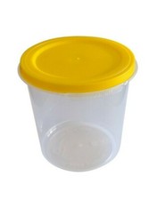 200 x 500g Plastic Honey Bucket Pails Tamper Proof Tab Containers Buckets Tubs
