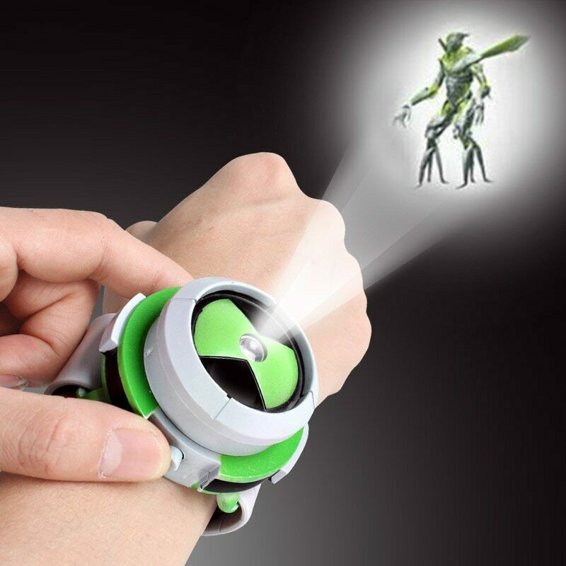 BEN 10 Ten Projector Watch Alien Force Omnitrix Illumintator Bracelet Kid's  Toys