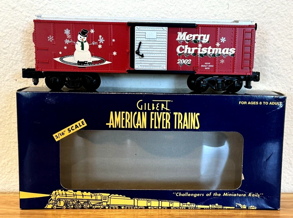 2002 VINTAGE NOVO LIONEL GILBERT VAGÃO DE NATAL TRENS PANFLETO AMERICANO CALIBRE S - Imagem 3 de 4