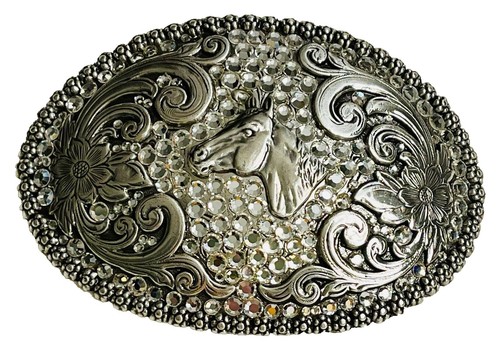 Nocona Western Tooled Leather Belt Women Large Turquoise  display picture 3