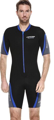 Cressi Playa Shorty Men's Sz M3 Lido 3mm Neoprene For Scuba Diving Snorkeling 