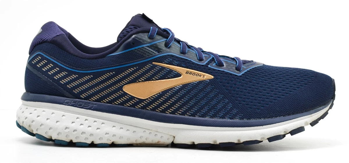 Brooks Ghost 12 Mens Running Shoes Blue Purple Narrow 2A 1203052A413 Size 11.5 Brooks Ghost 12 Navy for sale | eBay main image 2