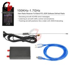 100KHz-1.7GHz Full Band RTL-SDR UV HF USB Tuner Receiver R820T 8232 Ham Radio US
