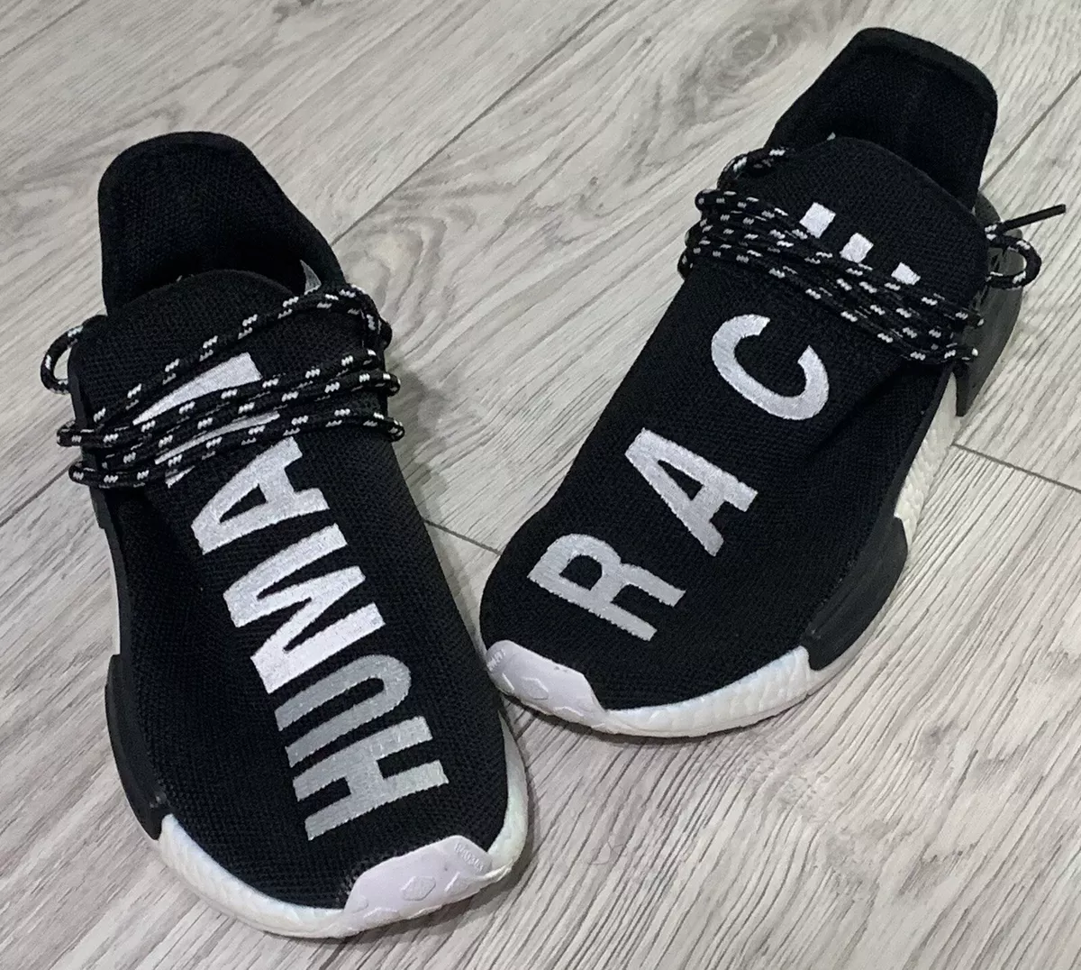 👟Pharrell Williams Human Race Adidas Black 9.5 Men Sneakers Shoes Rare |  Ebay