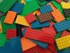 LEGO 10 MIXED COLOUR PLATES