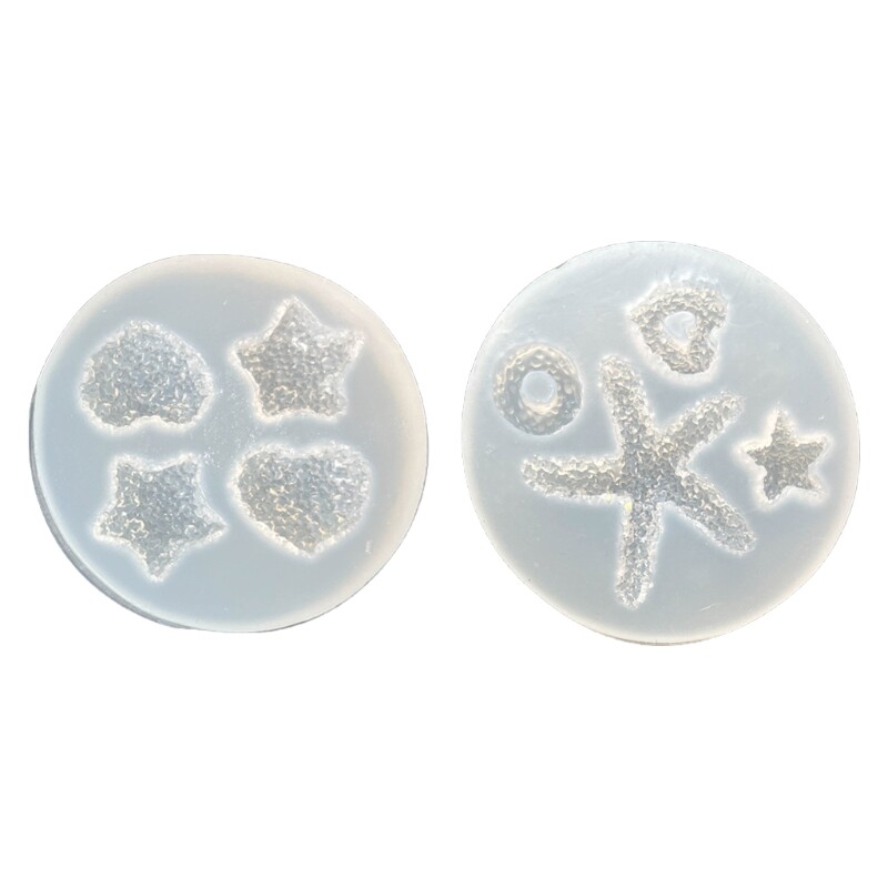 Hair Clips Decoration Silicone Mold is Used for Resin Casting Jewelry Making