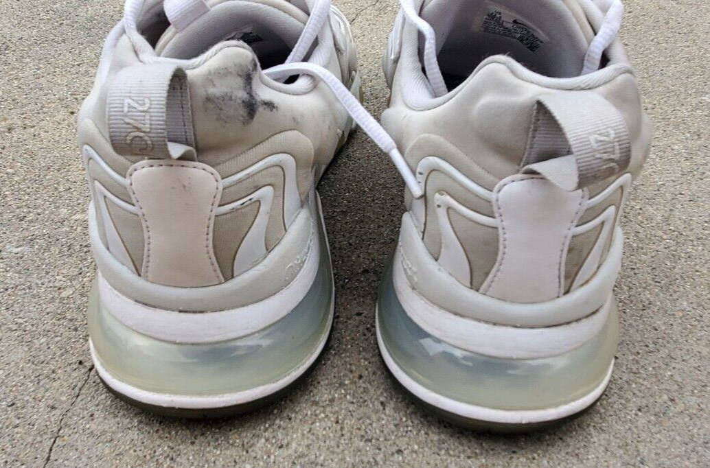 MEN'S NIKE AIR MAX 270 REACH ENG WHITE PHOTON DUST CJ0579-002 SIZE