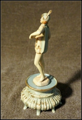 Art Nouveau Metal and Painted Female Soldier Bolted Statuette/Figurine #A1004 - Picture 2 of 6