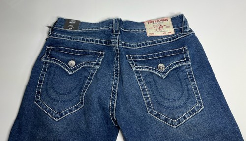 True Religion $ 199 Herren Rocco Flap Big T Relaxed Skinny Jeans 34 x 32 - 107338 - Bild 2 von 9