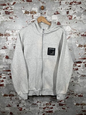 Adidas Originals Hoodie Grau Full Zip Herren S Small Kapuzenjacke Siehe Bilder