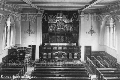 Ndd-56 Cragg Baptist Chapel, Innenansicht, Rawdon, Leeds, Yorkshire. Foto