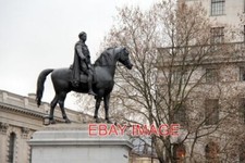 PHOTO  KING GEORGE IV STATUE TRAFALGAR SQUARE LONDON WC2 THIS STATUE IS ON THE N