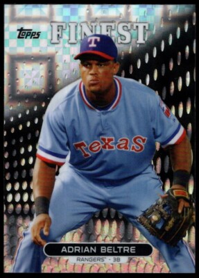 2013 Topps Finest ADRIAN BELTRE ''X-FRACTOR REFRACTOR'' Parallel Card #5