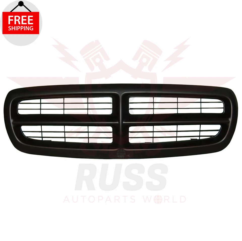 New Front Grille Assembly Black For 1998-2003 Durango 1997-2004 Dakota CH1200200 Foto 2 de 4