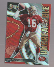 Joe Montana 2020 Select Unbreakable Silver Prizm #U7 49ers