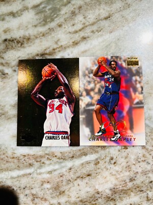 CHARLES OAKLEY 2 CARD SKYBOX! SKYTECH FORCE